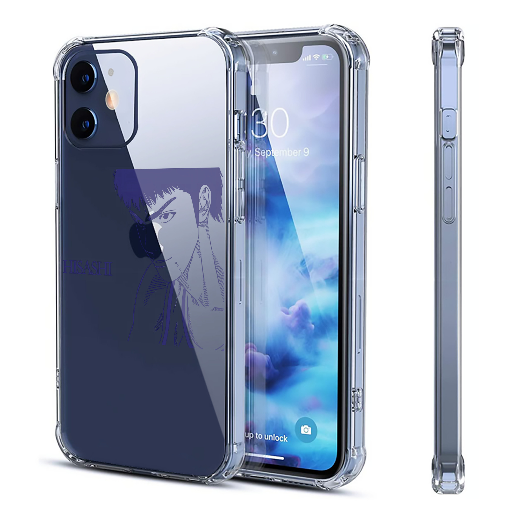 （画像用） SLAM DUNK／スラムダンク 【iPhone 12シリーズ対応】透明スマホケース（クリアソフトケース）